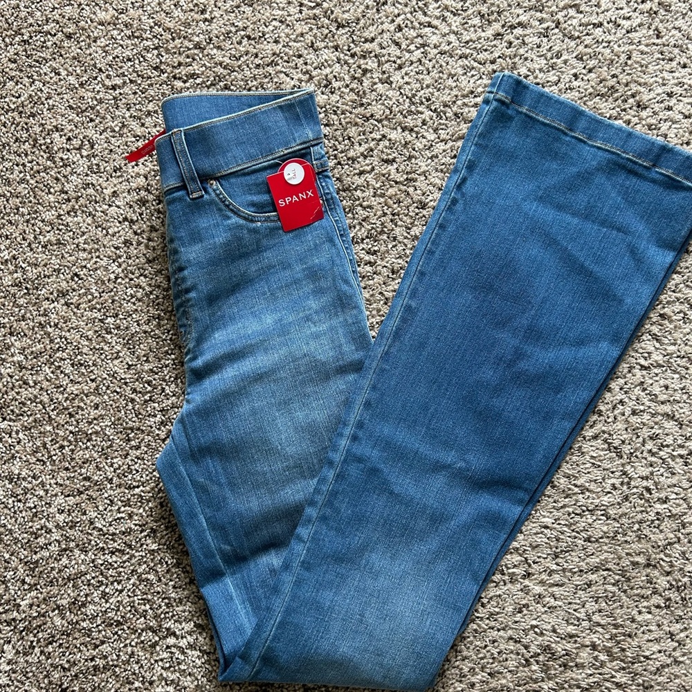 SPANX Flare Jeans, Vintage Indigo, medium tall
